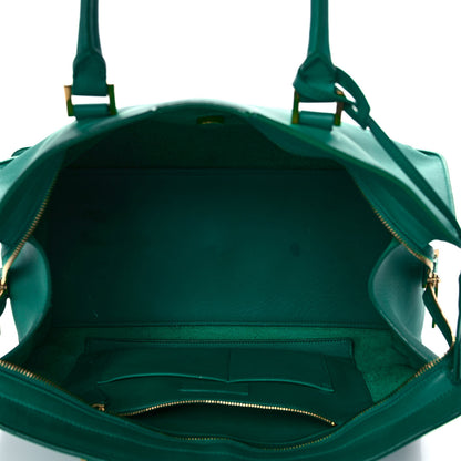 Saint Laurent Calfskin Medium Classic Y Cabas Green 5 of 16