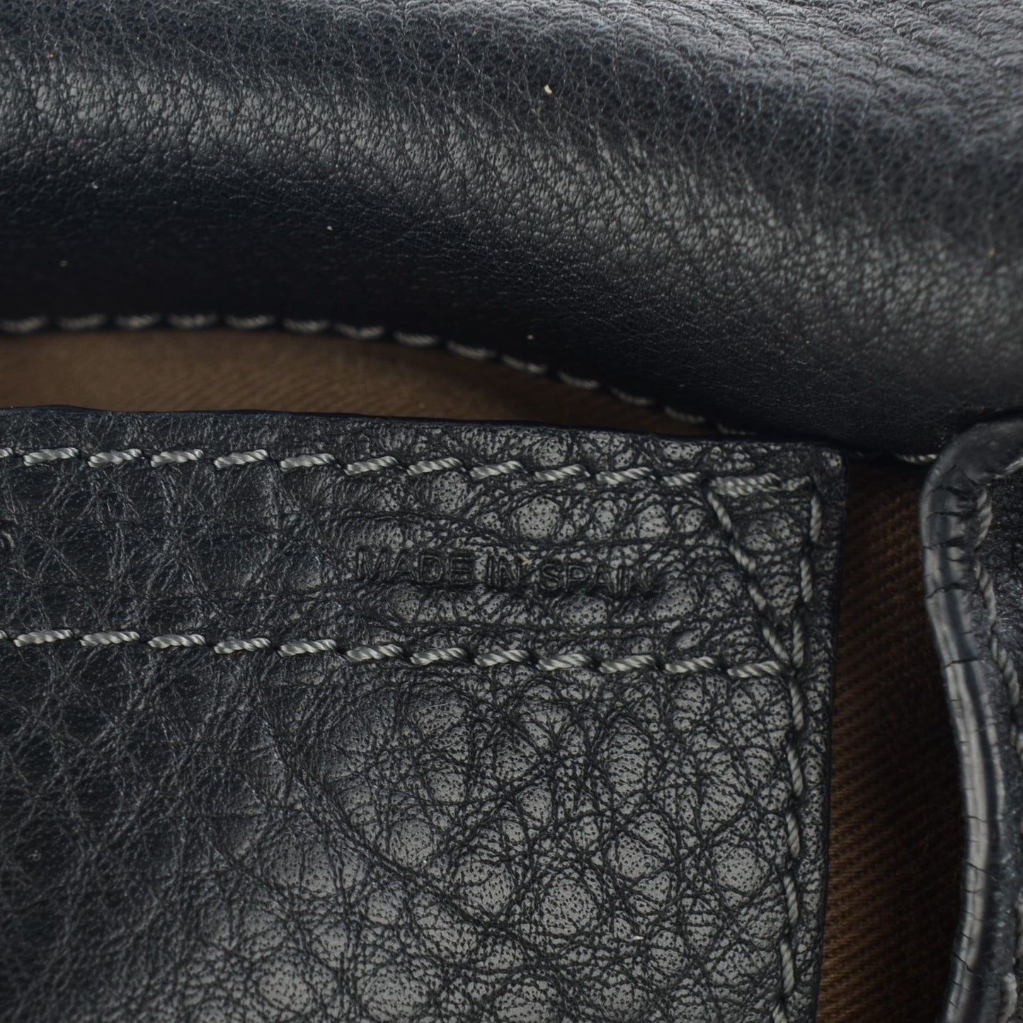 Calfskin Mini Marcie Round Crossbody Bag Black