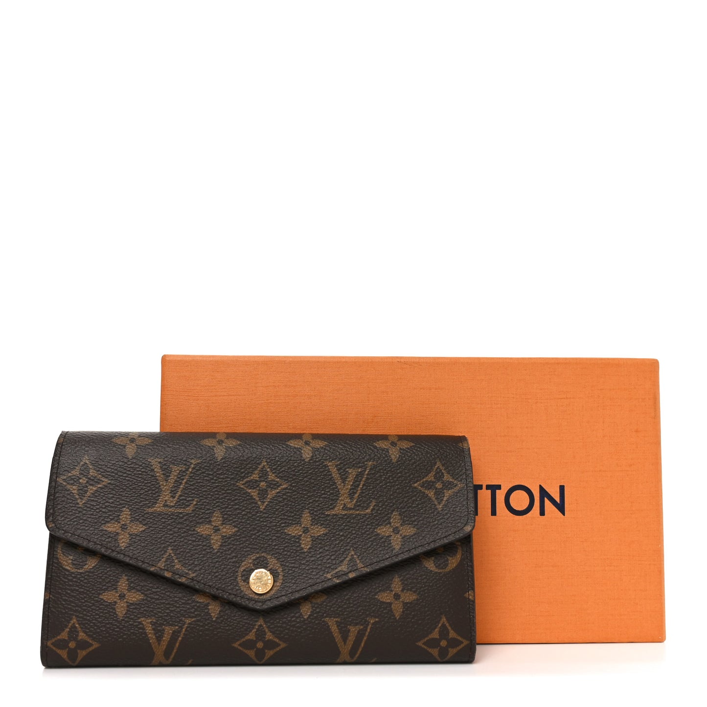 Monogram Sarah Wallet NM  Coquelicot