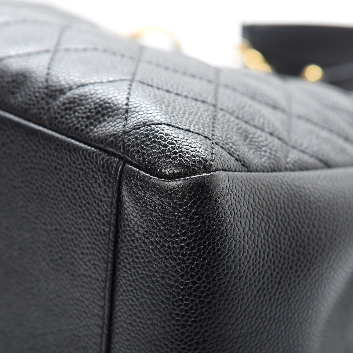 Chanel Caviar Quilted Grand Shopping Tote GST Black 10 of 12