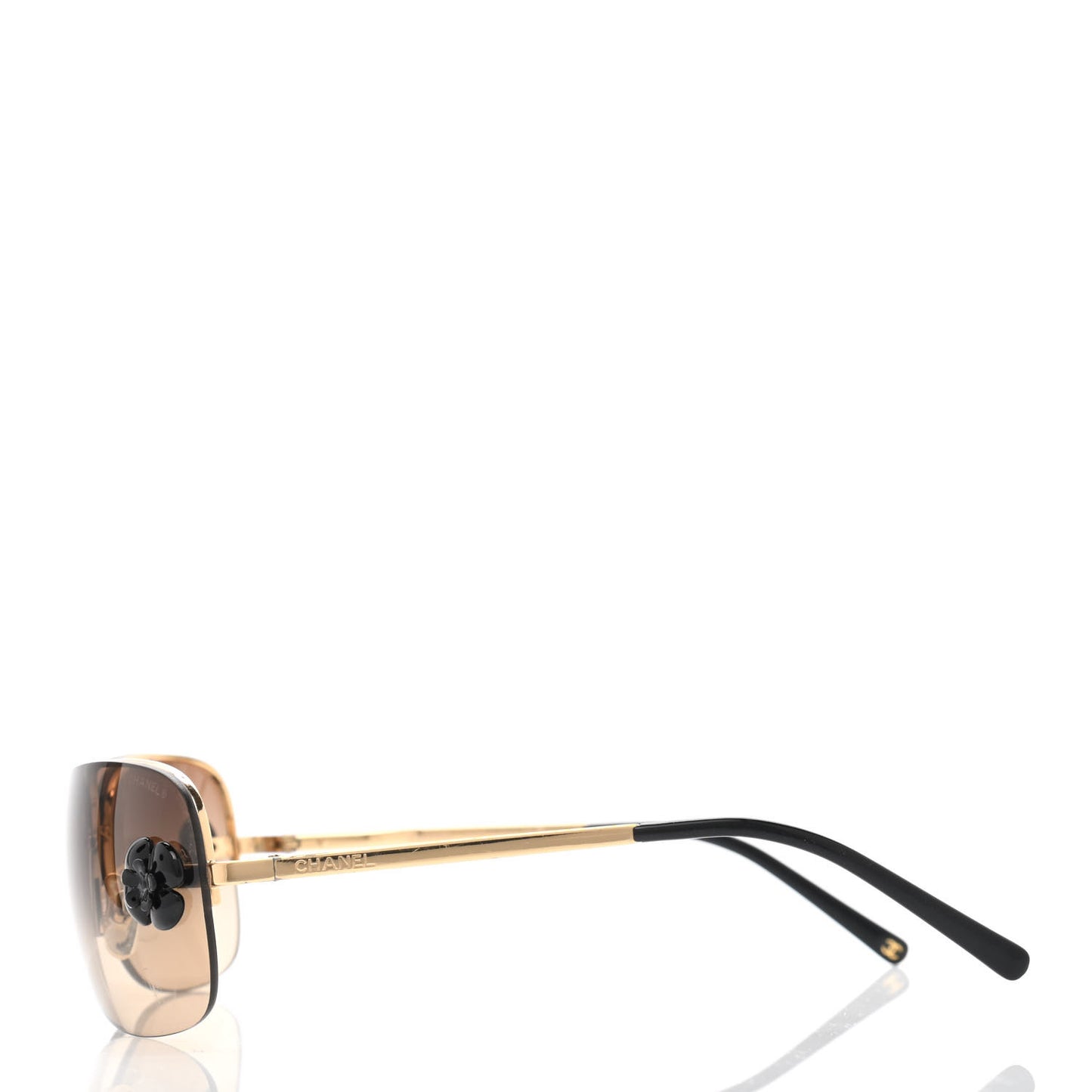Frameless Camellia Sunglasses 4135 Brown