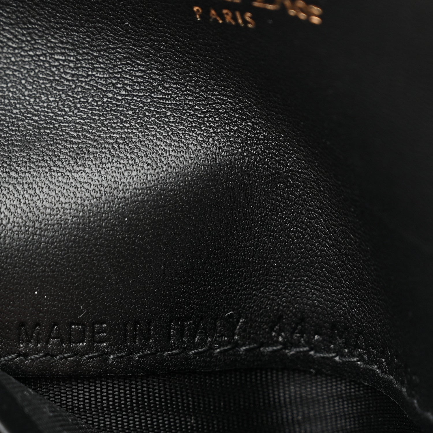 Christian Dior Goatskin Saddle Card Holder Black 7 of 7