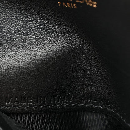 Christian Dior Goatskin Saddle Card Holder Black 7 of 7