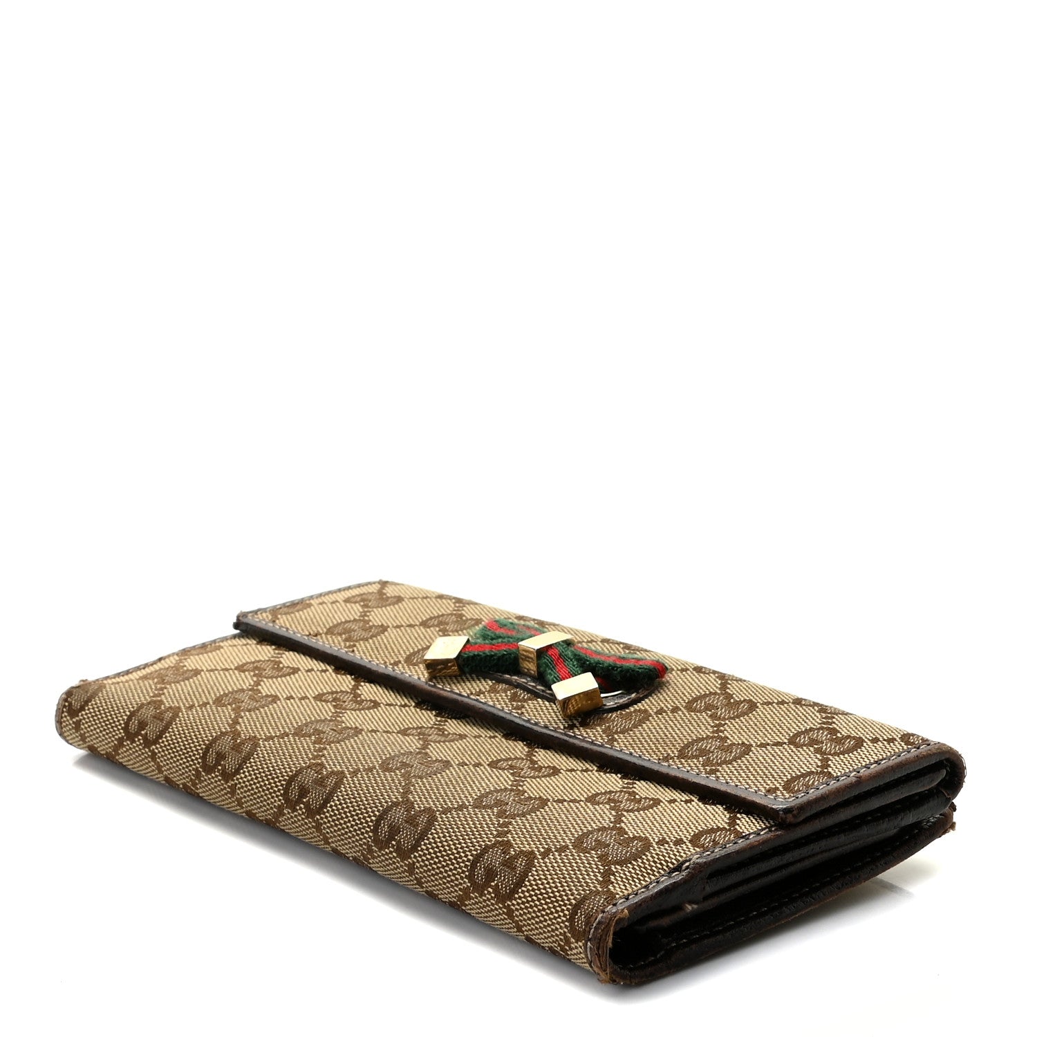 Gucci Monogram Princy Continental Wallet Brown 10 of 12