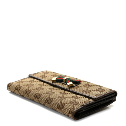 Gucci Monogram Princy Continental Wallet Brown 10 of 12