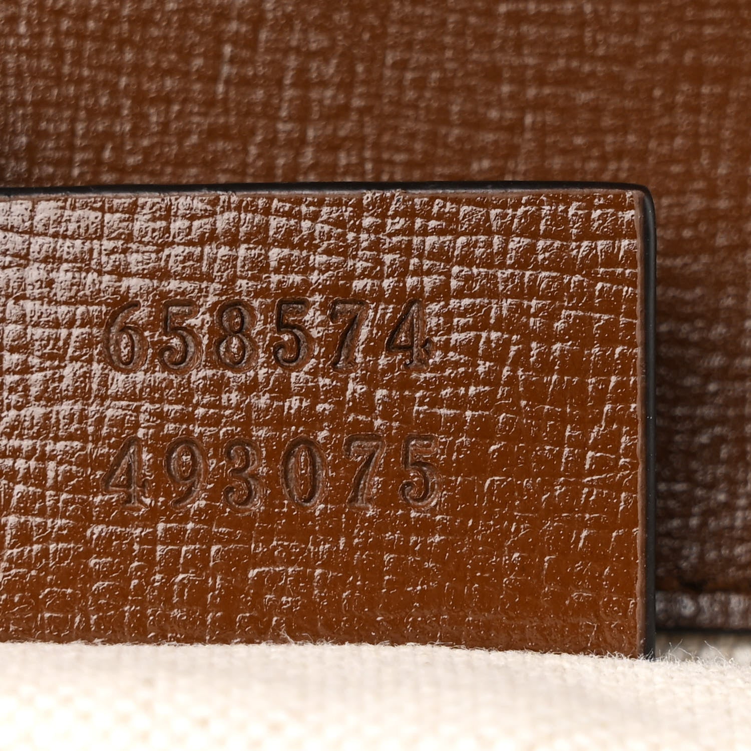 Gucci GG Supreme Monogram Azalea Calfskin Web Mini Horsebit 1955 Shoulder Bag Beige Ebony Brown Sugar 7 of 11