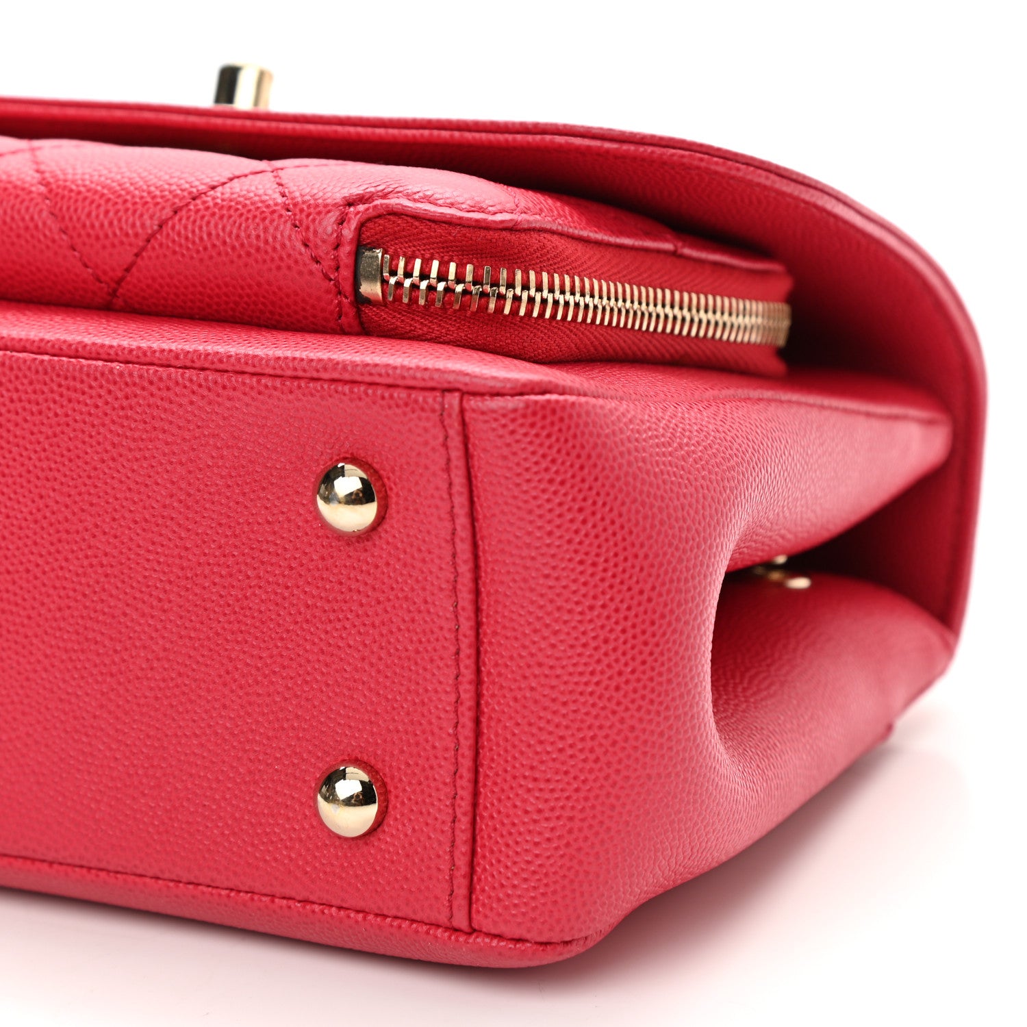 Chanel Caviar Quilted Small Business Affinity Flap Red 10 of 14