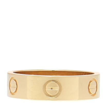 Cartier 18K Yellow Gold 5.5mm LOVE Ring 57 8 1 of 5