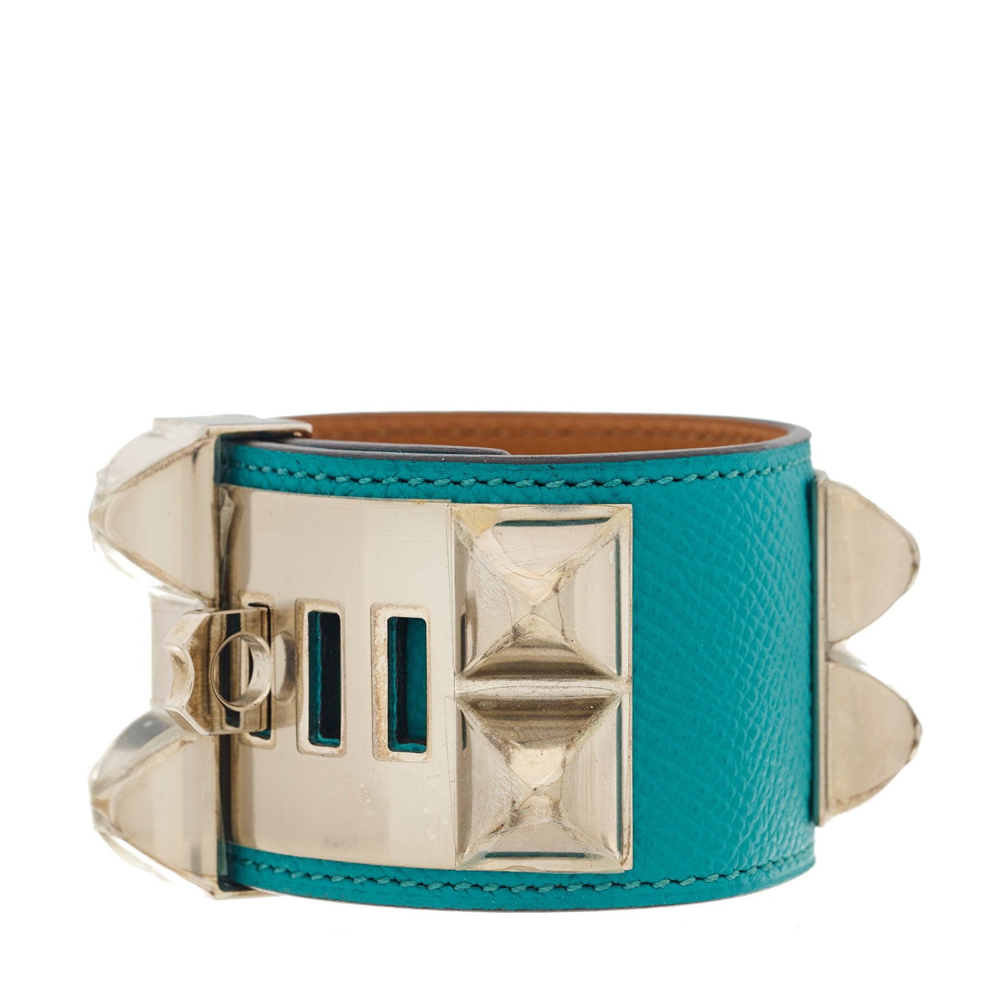Epsom Collier De Chien CDC Bracelet S Bleu Paon