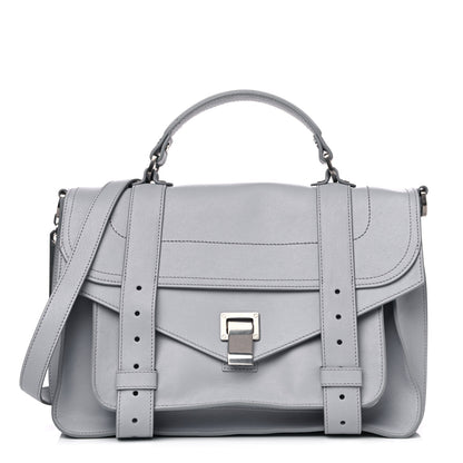 Proenza Schouler Lambskin Medium PS1 Satchel Dove Grey 1 of 6