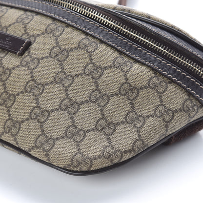 Gucci GG Supreme Monogram Belt Bag Dark Brown 9 of 10