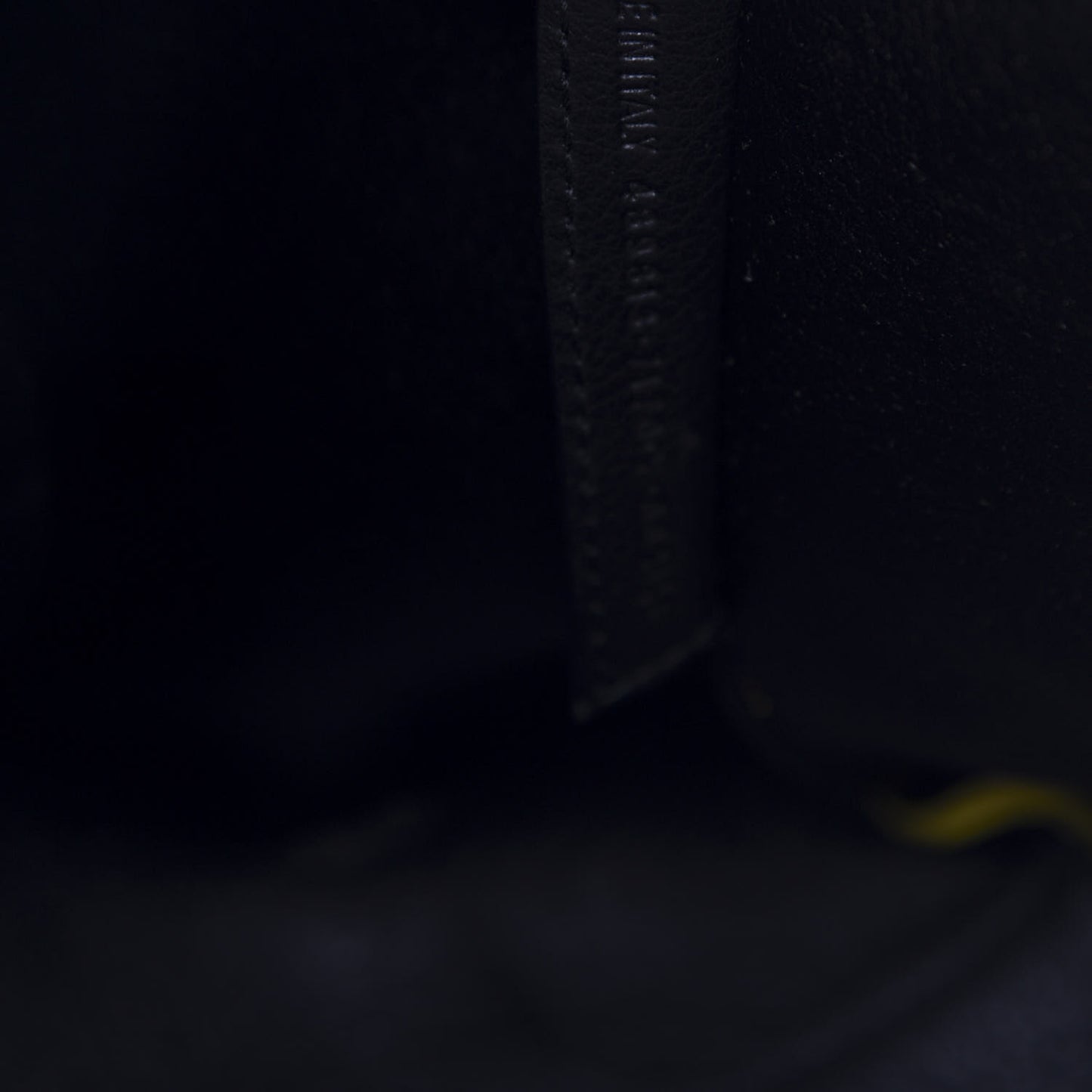 Calfskin XS Everyday Tote Yellow Black