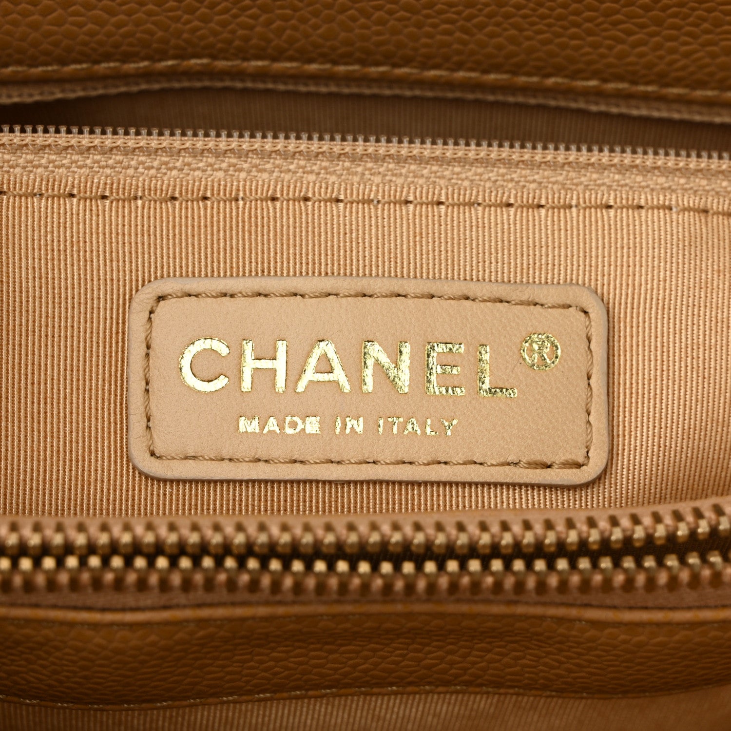 Chanel Caviar Quilted Grand Shopping Tote GST Beige Clair 6 of 10
