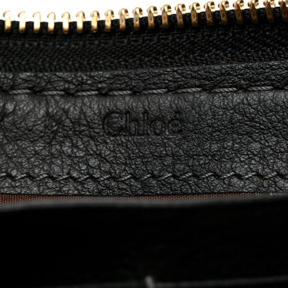 Chloe Grained Calfskin Marcie Long Zip Around Wallet Black 6 of 9