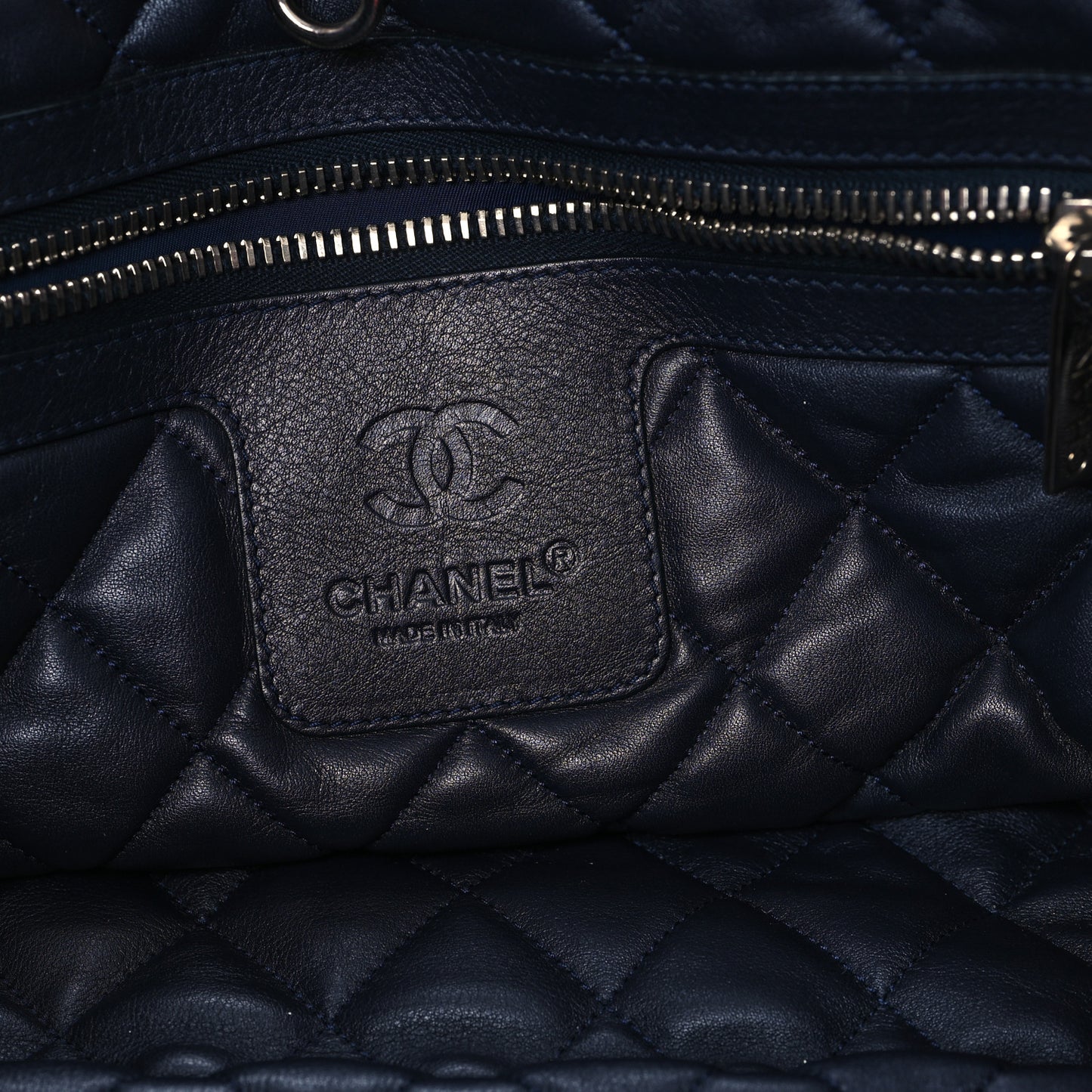 Lambskin Quilted Large Coco Cocoon Reversible Tote Red Red