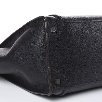 Celine Drummed Calfskin Mini Luggage Black 8 of 11