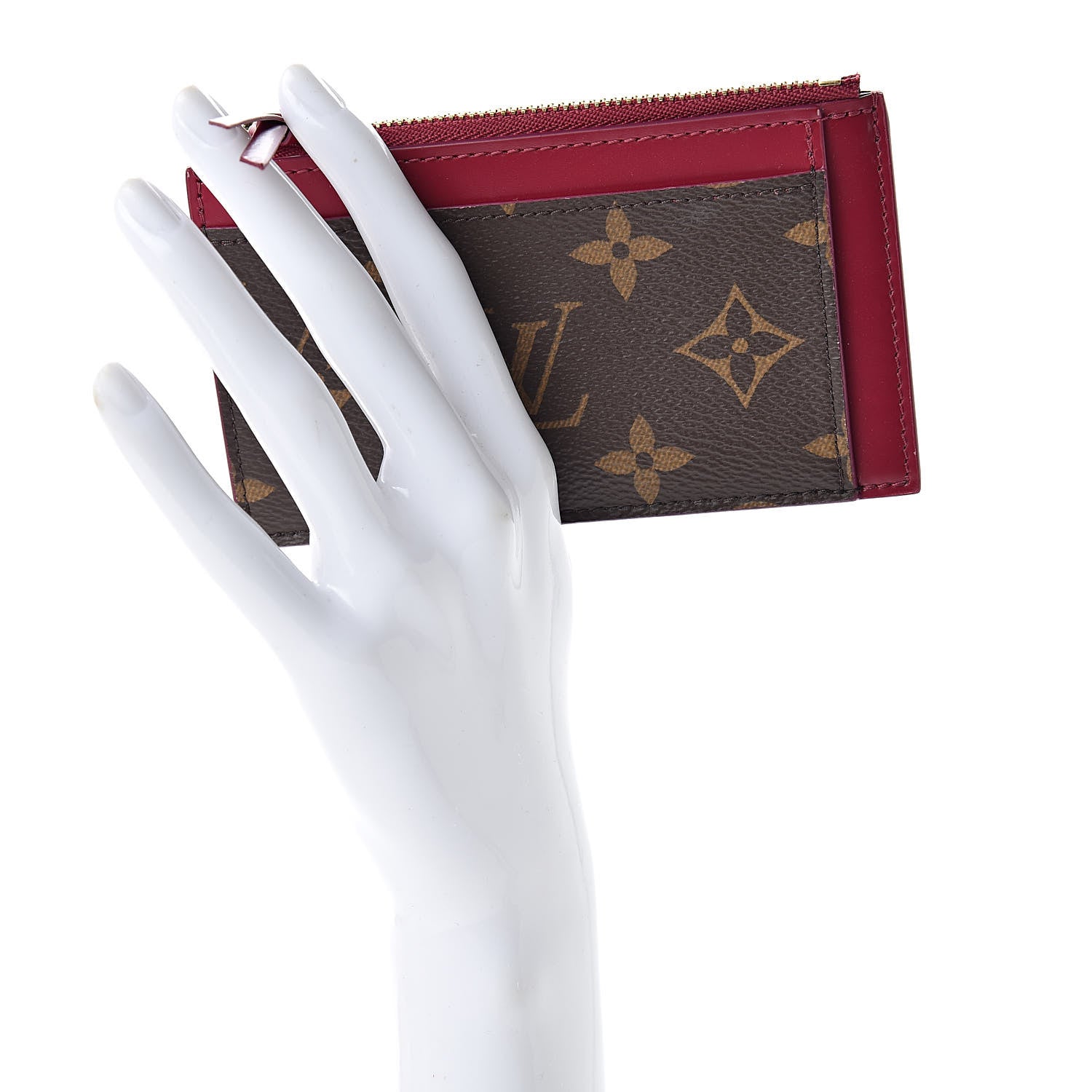 Louis Vuitton Monogram Zipped Card Holder Fuchsia 2 of 8