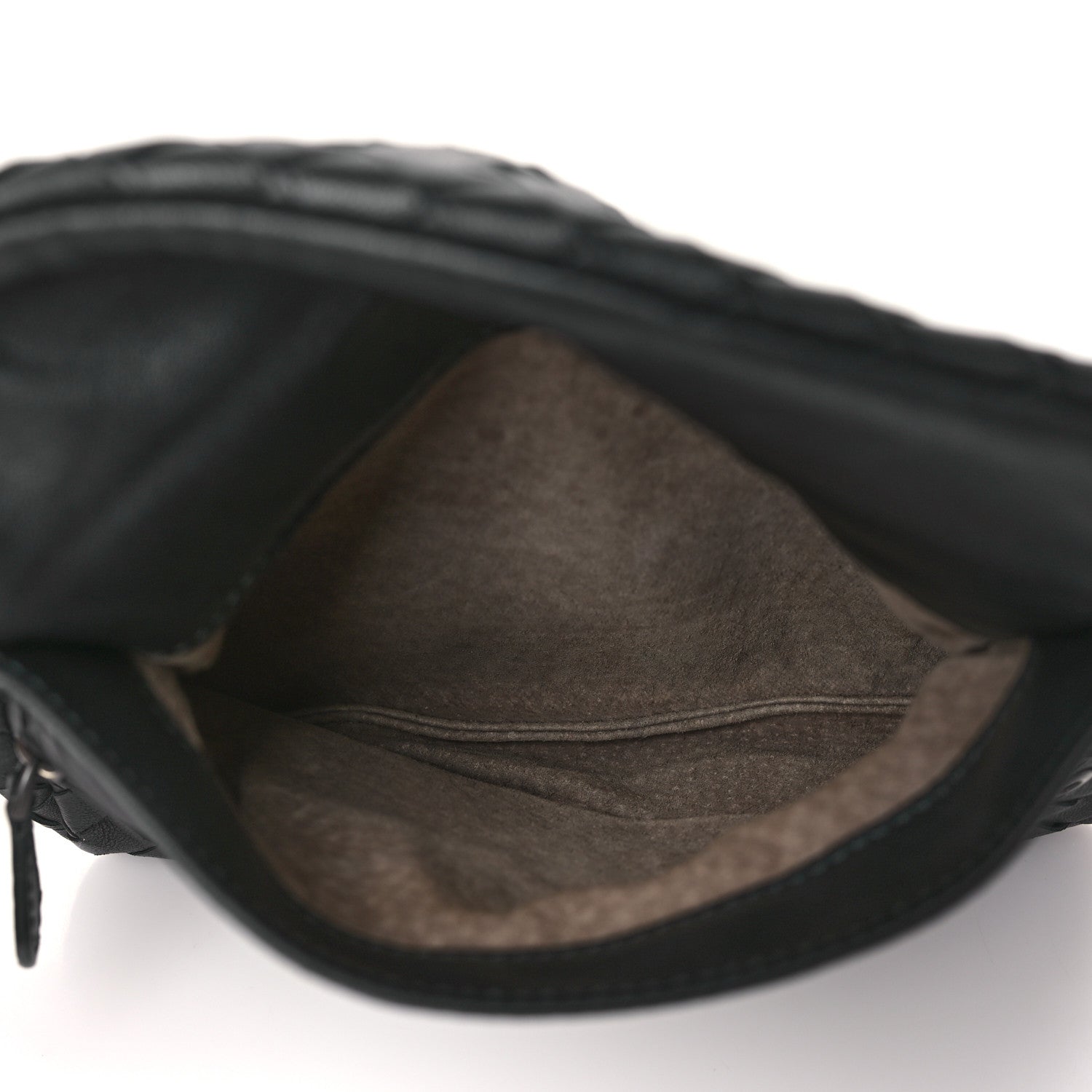 Bottega Veneta Nappa Intrecciato Small Messenger Bag Light Grey 6 of 10