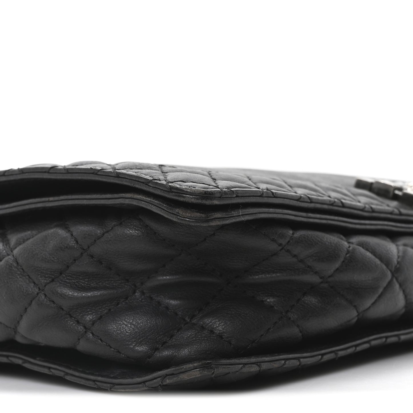 Calfskin Large Boy Reverso Flap Black