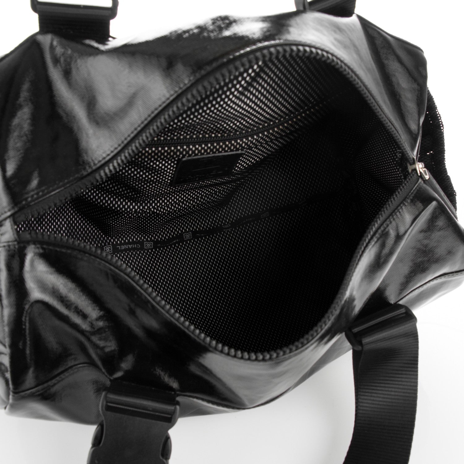 Chanel Coated Canvas Sport Duffel Black 5 of 7
