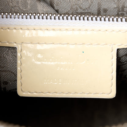 Christian Dior Patent Cannage Large Lady Dior White 6 of 18