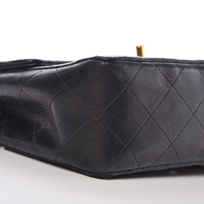 Chanel Lambskin Quilted Mini Square Flap Black 9 of 12