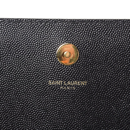 Saint Laurent Grain De Poudre Classic Monogram Kate Clutch Black 6 of 8
