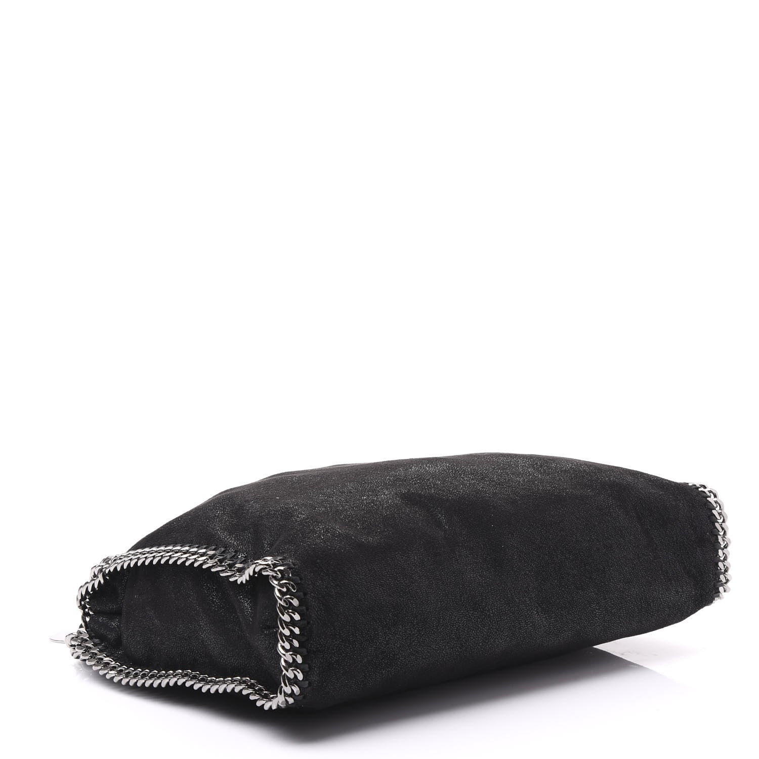 Stella McCartney Shaggy Deer Falabella Fold Over Tote Black 3 of 9