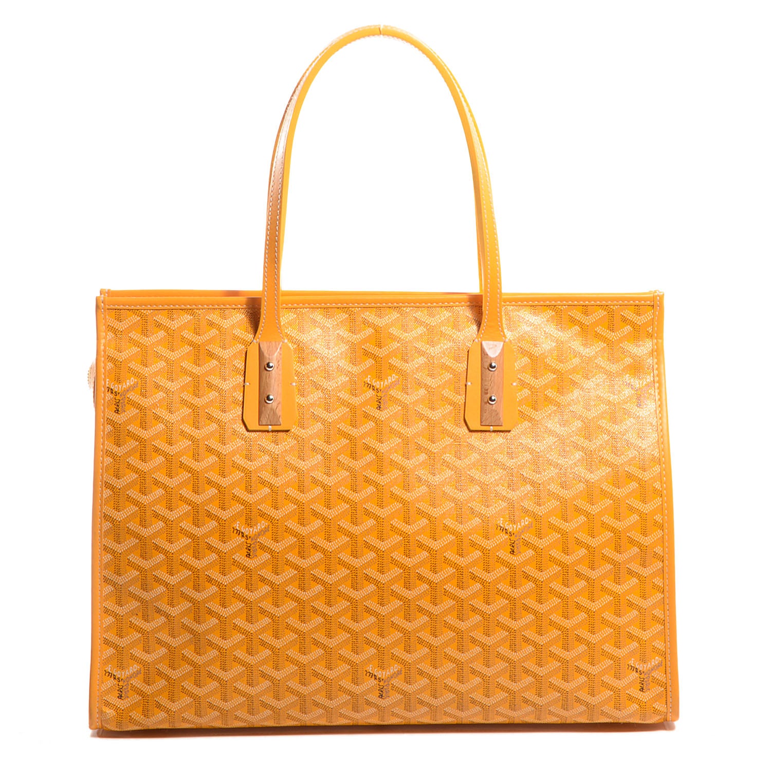Goyard Goyardine Marquises Tote Yellow 1 of 13