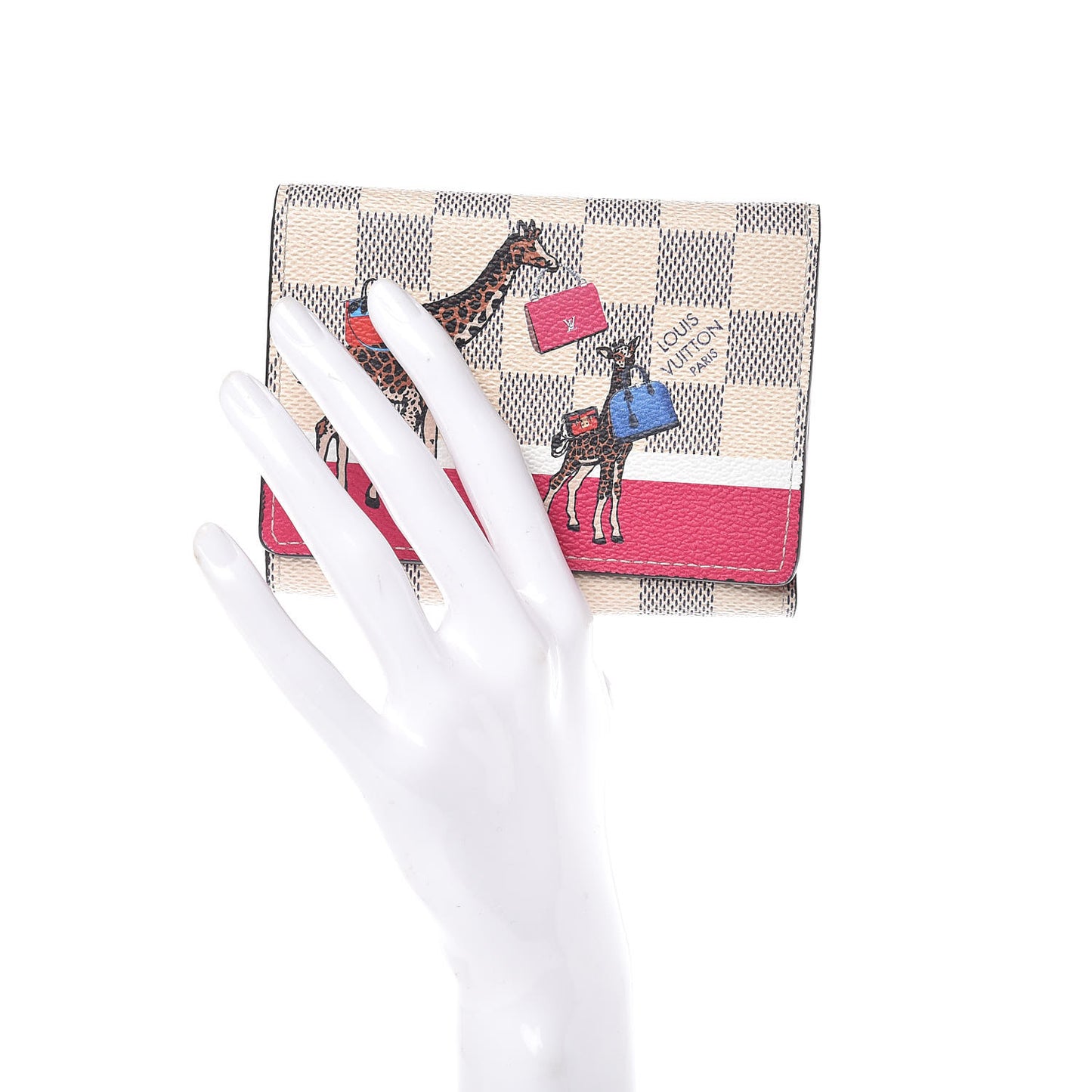 Damier Azur 2017 Christmas Animation Victorine Wallet