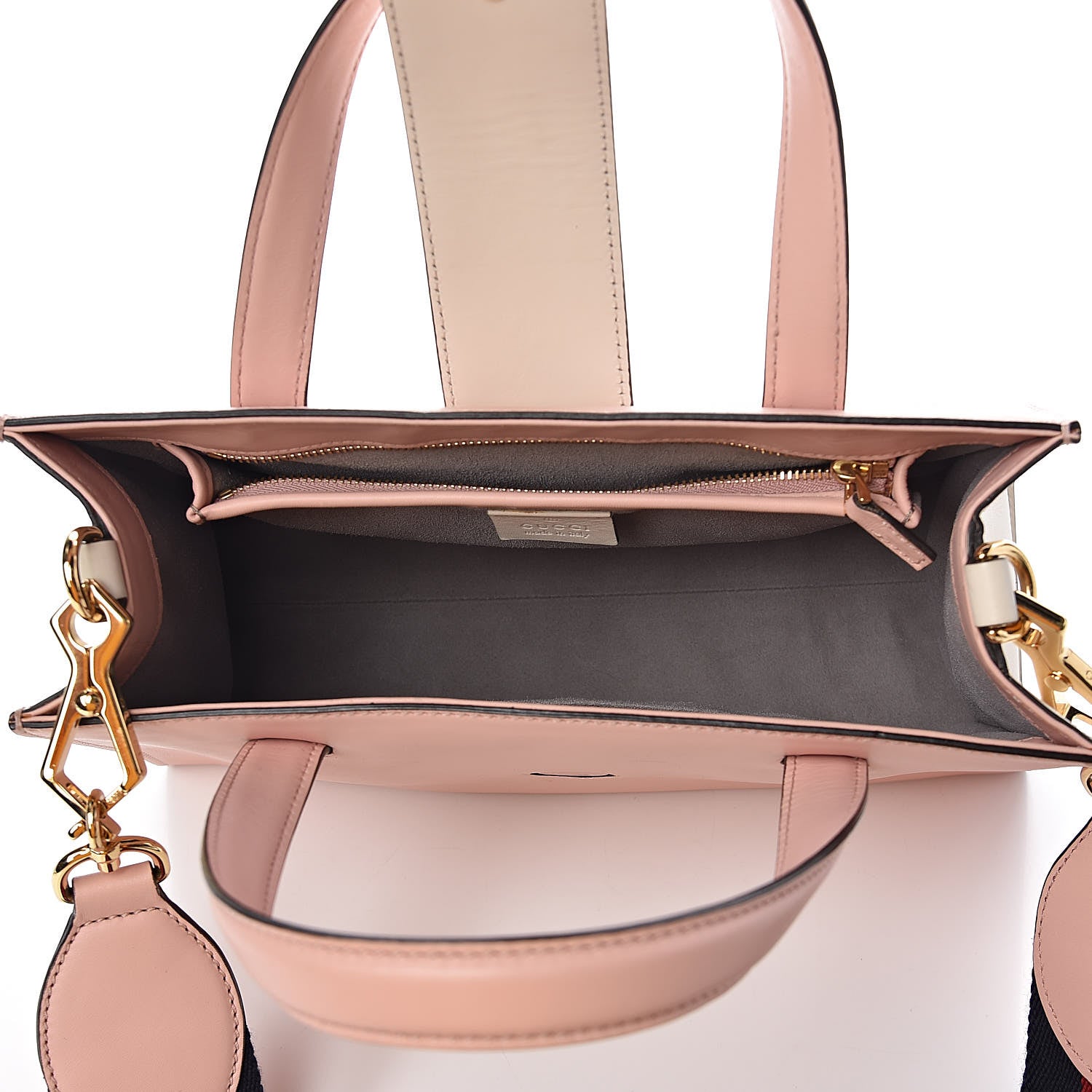 Gucci Nappa Small Bamboo Buckle Top Handle Bag Perfect Pink 5 of 12