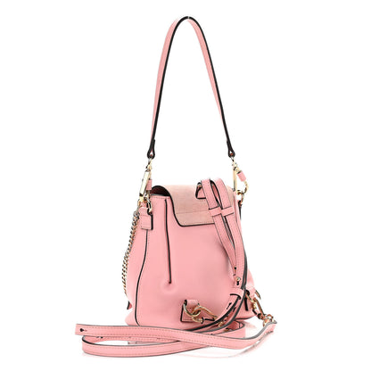 Chloe Suede Calfskin Mini Faye Backpack Ideal Blush 3 of 10