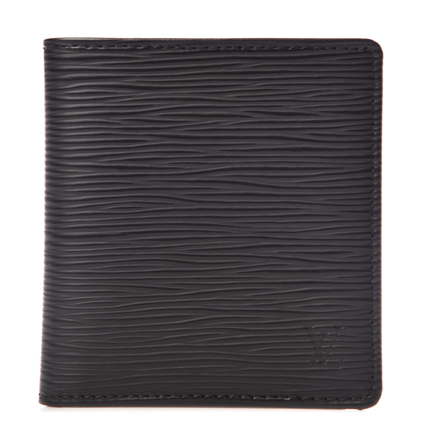 Louis Vuitton Epi 6 Card Billfold Wallet Black 1 of 8