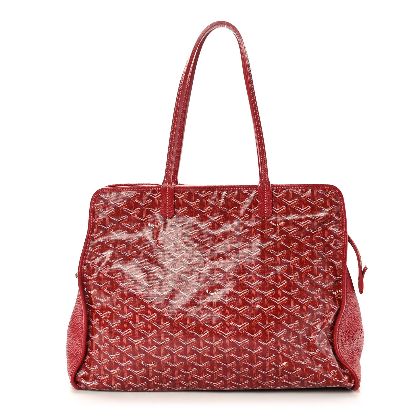 Goyardine Sac Hardy Pet Carrier PM Red