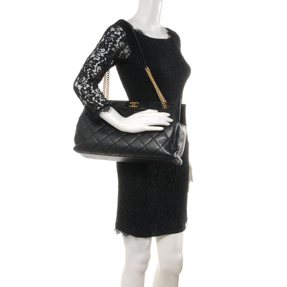 Chanel Caviar Quilted Shopping Tote Black 2 of 7