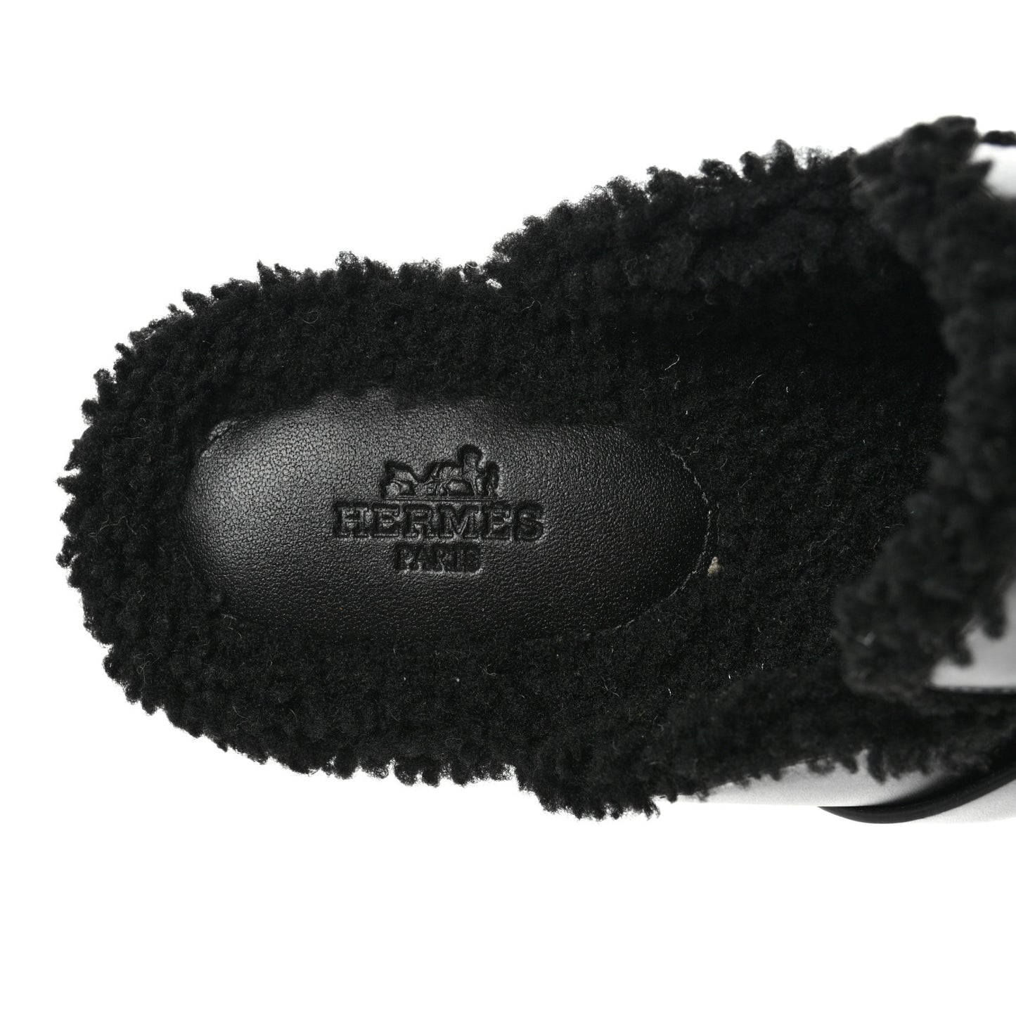 Calfskin Woolskin Carlotta Mules 41 Black