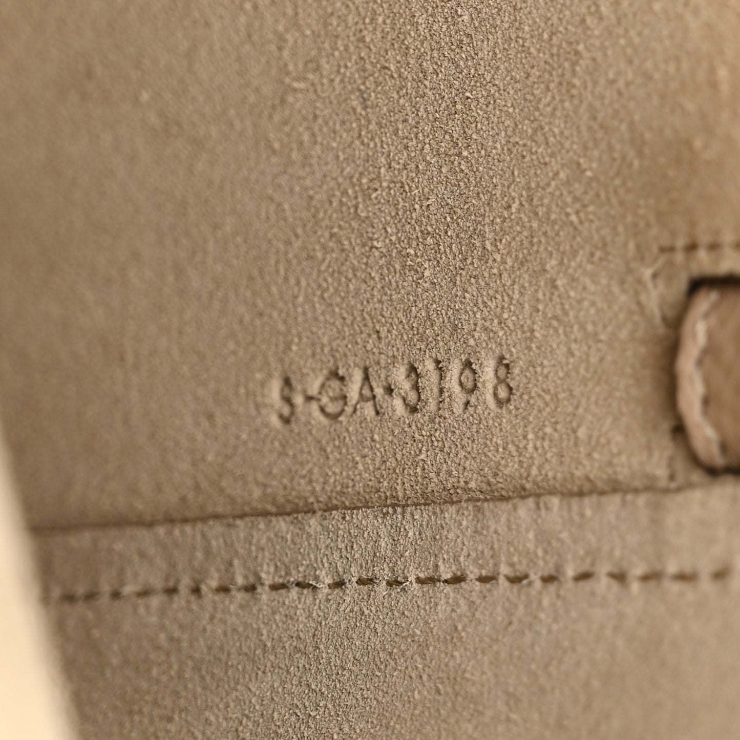 Grained Calfskin Nano Belt Bag Light Taupe