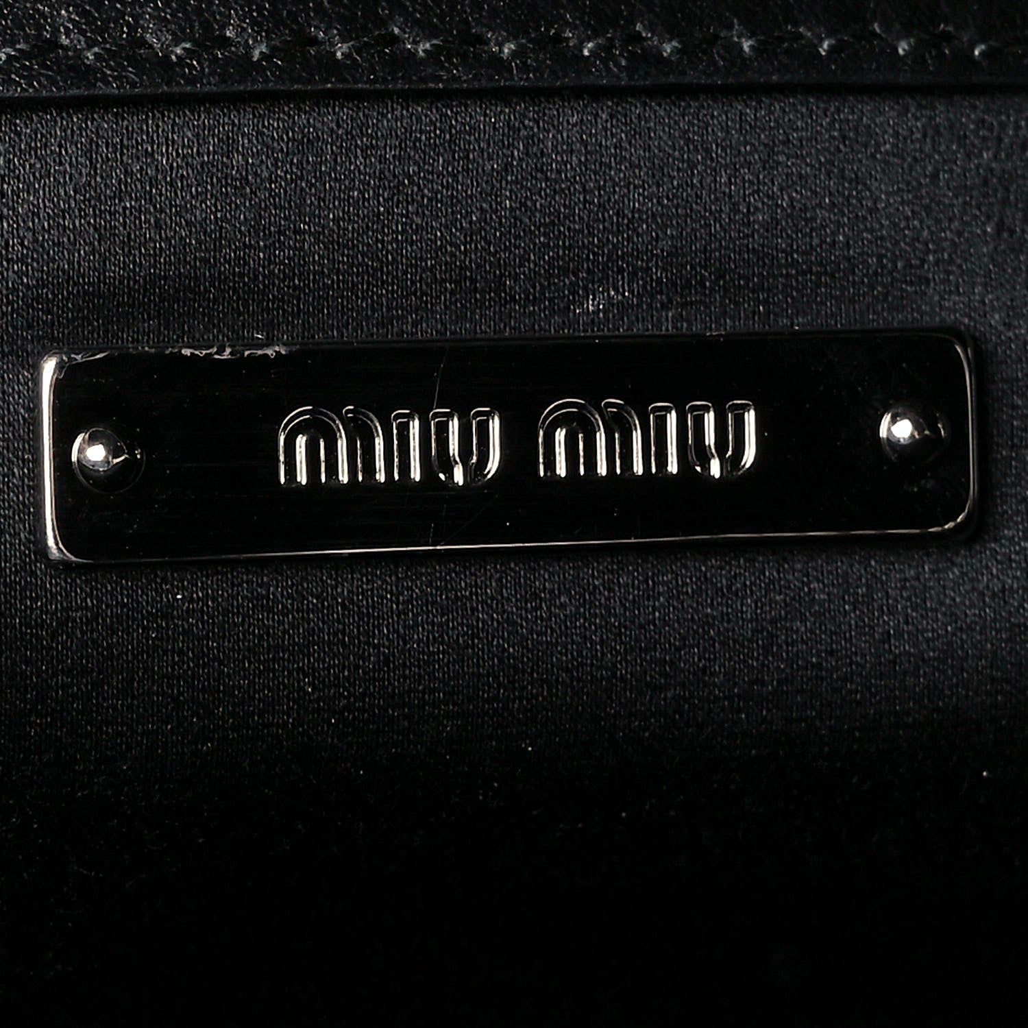 Miu Miu Montone Stripe Crossbody Cammello 5 of 13