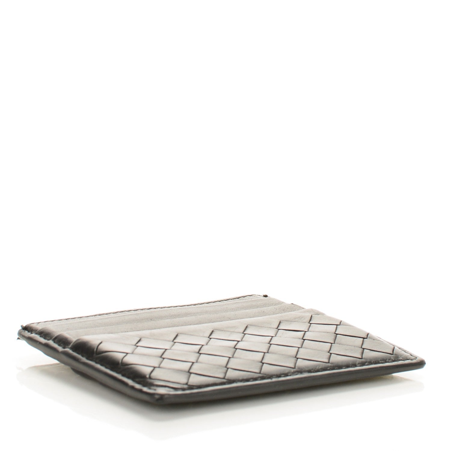 Bottega Veneta Nappa Intrecciato VN Card Case Nero Black 4 of 7
