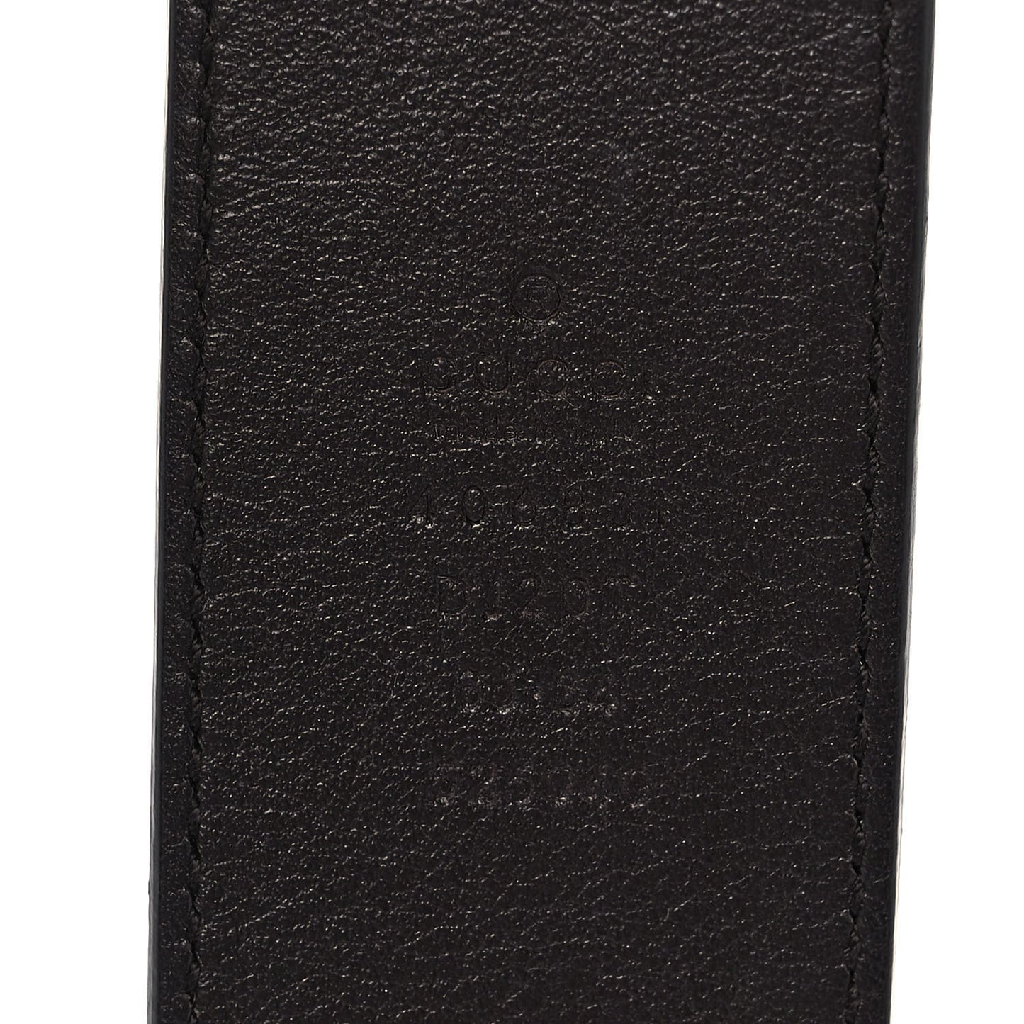 Textured Dollar Calfskin Double G 40mm Belt 85 34 Dark Cocoa