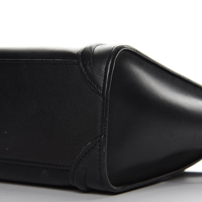 Celine Smooth Calfskin Nano Luggage Black 11 of 13