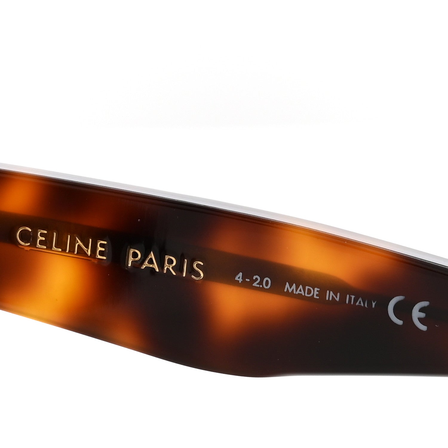 Celine Acetate Sunglasses CL40181F Dark Havana 5 of 7
