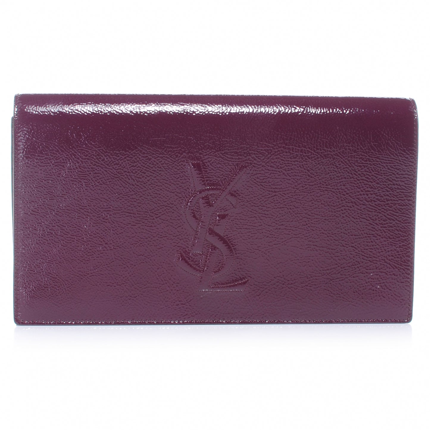 Patent Belle de Jour Clutch Bordeaux Purple