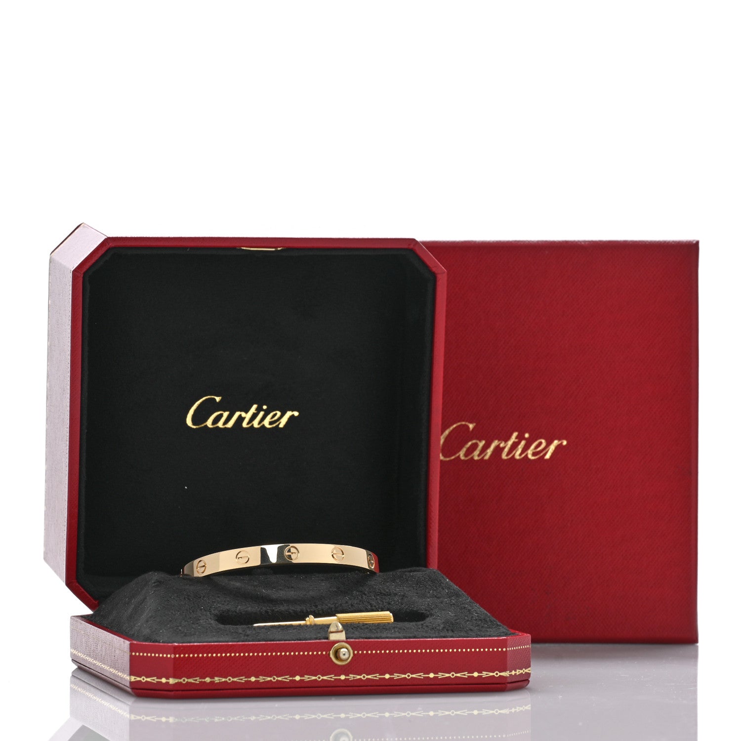 Cartier 18K Yellow Gold LOVE Bracelet 17 8 of 8