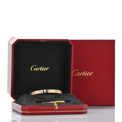 Cartier 18K Yellow Gold LOVE Bracelet 17 8 of 8