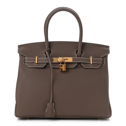 Hermes Togo Birkin 30 Etoupe 1 of 11