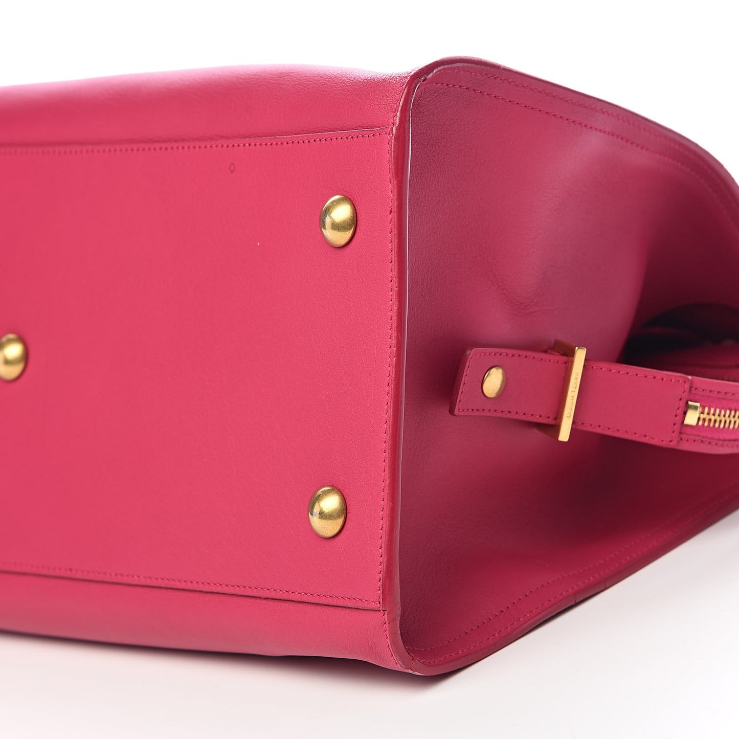Calfskin Medium Classic Y Cabas Fuchsia