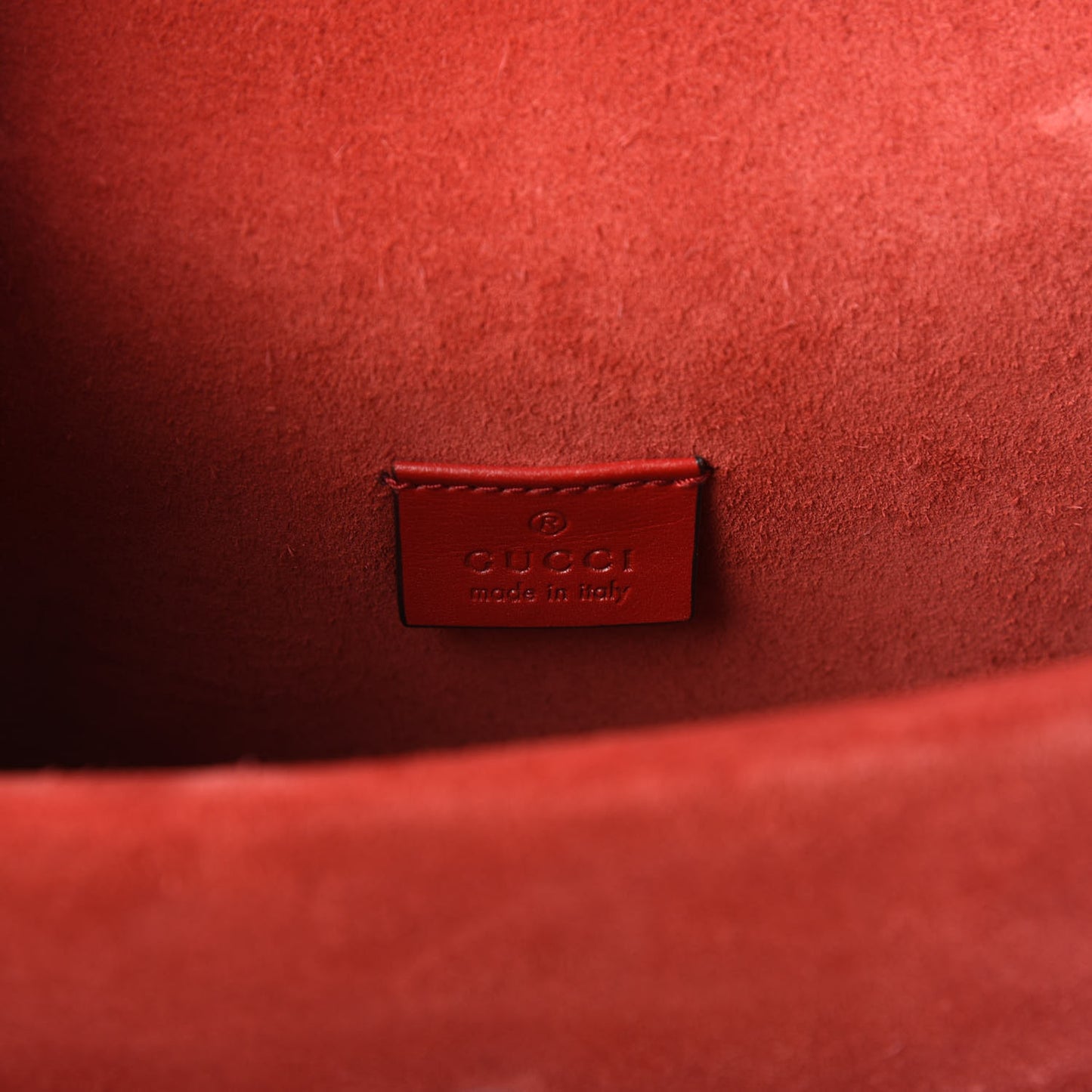 GG Supreme Monogram Mini Dionysus Shoulder Bag Hibiscus Red