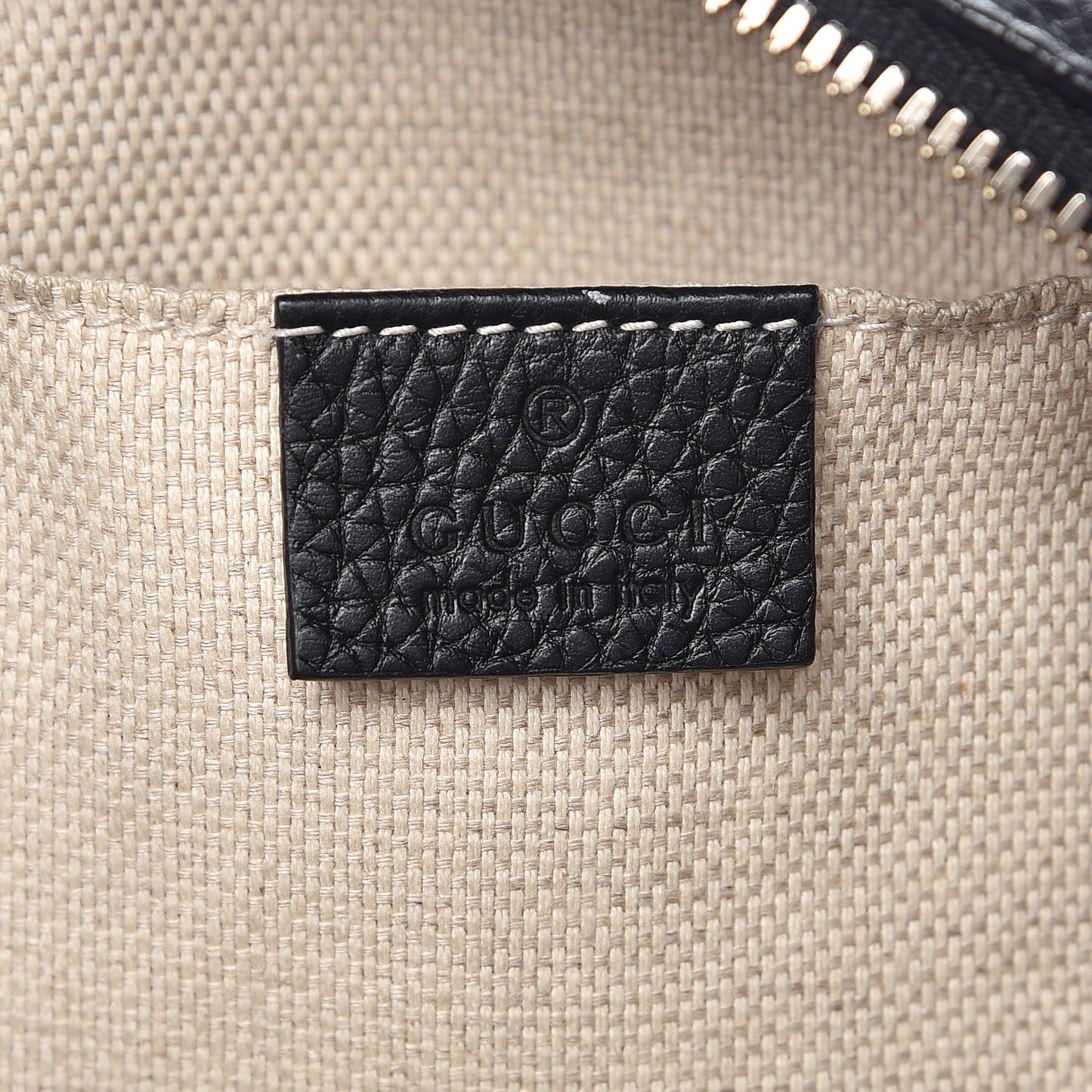 Pebbled Calfskin Small Soho Disco Bag Black
