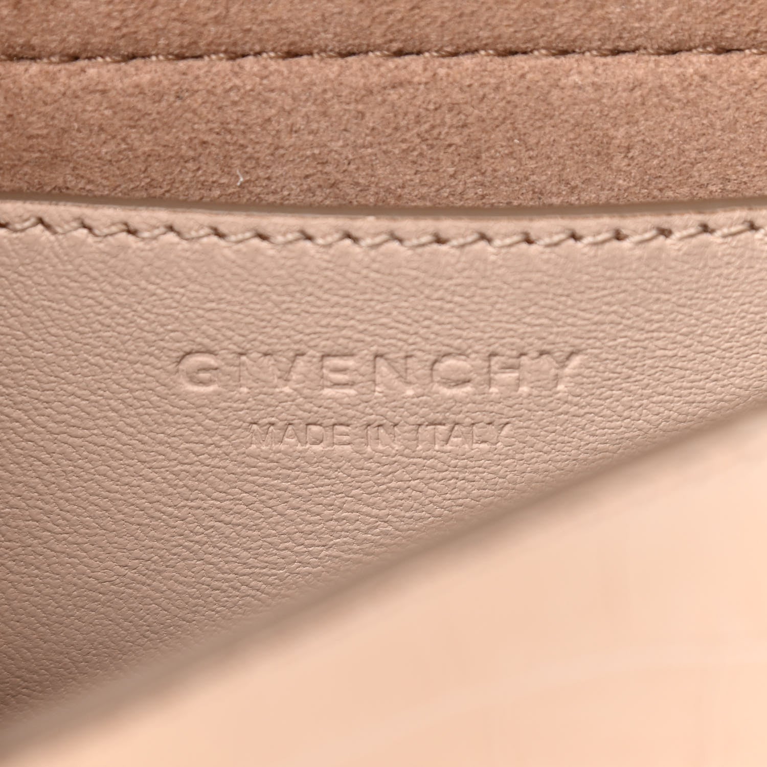 Givenchy Calfskin Crocodile Embossed Mini Nobile Shoulder Bag Nude Pink 5 of 9